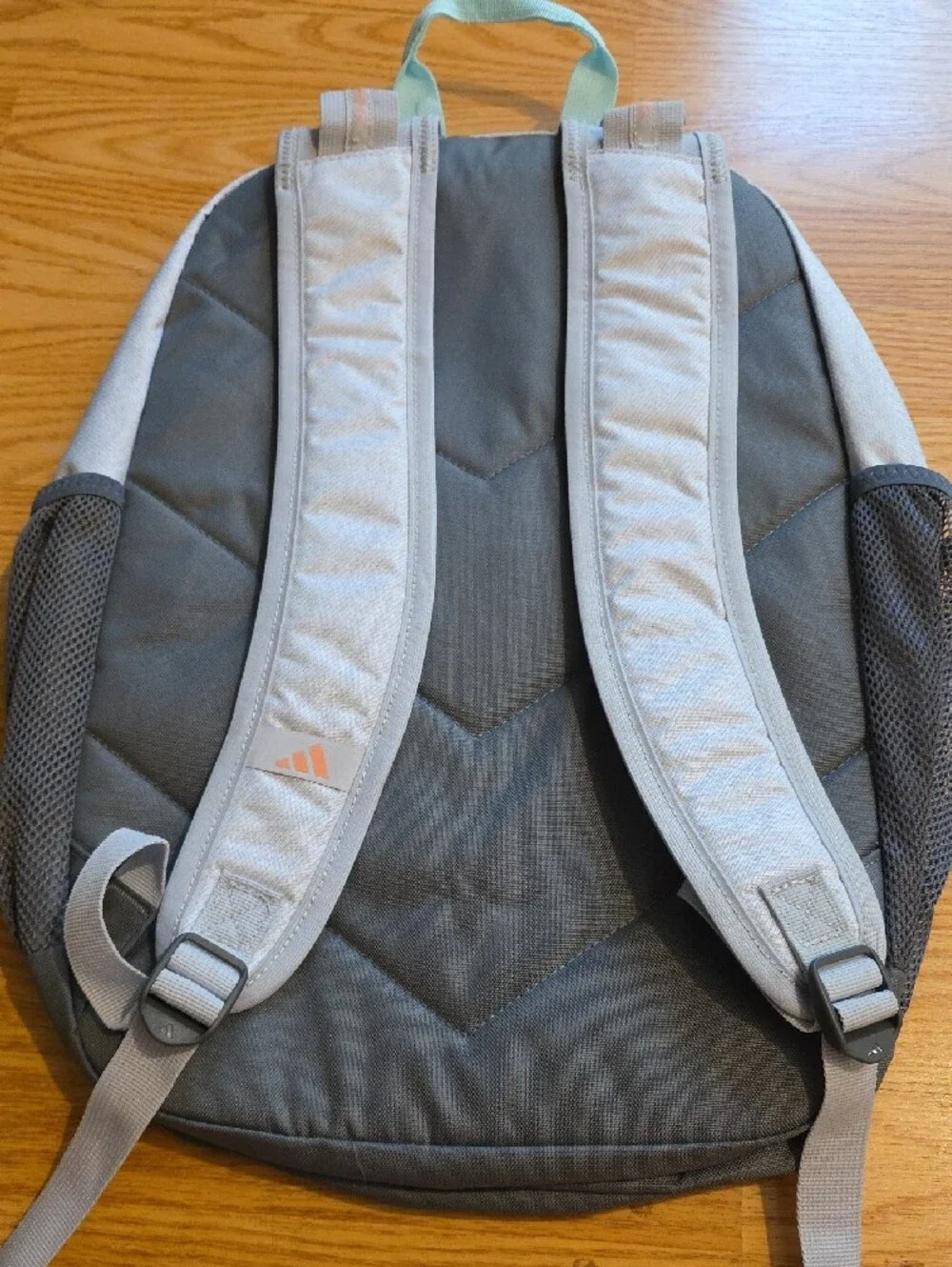 adidas Light Gray & Coral Accent Excelerator Backpack